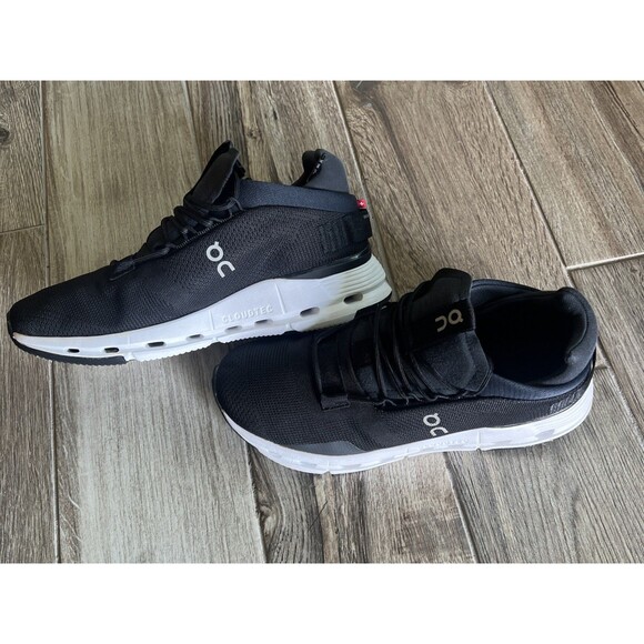 ON CloudNova Black Mens Size 8.5 M BARELY WORN! COURT DADCORE ATHLETIC main image 6